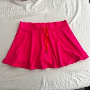 NWOT Ralph Lauren Athletic Skirt Pink Orange shorts liner size medium